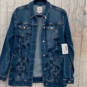 Lularoe Jaxon denim jacket